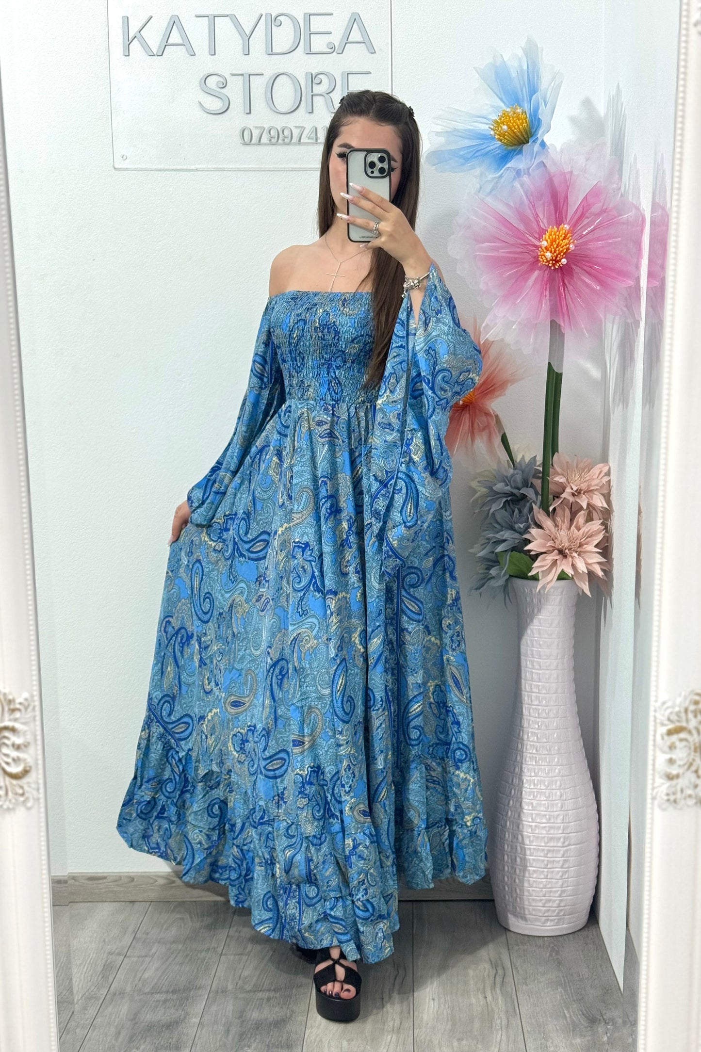 Rochie cu imprimeu Kira