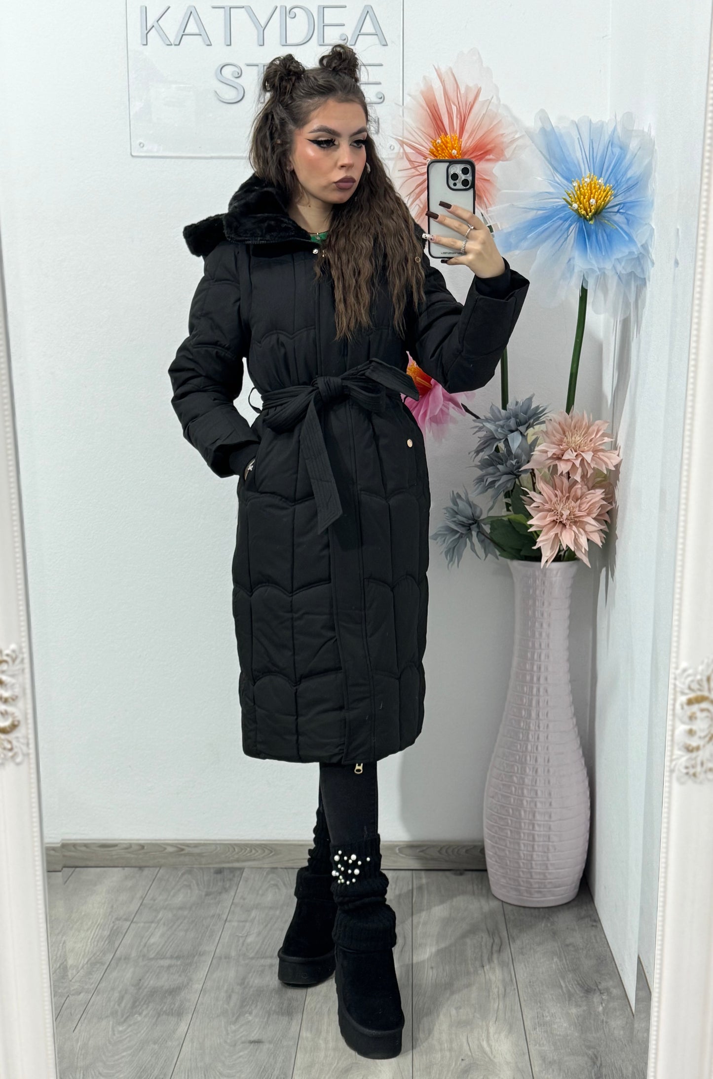 Geacă lungă cu mânecă detașabilă LORA