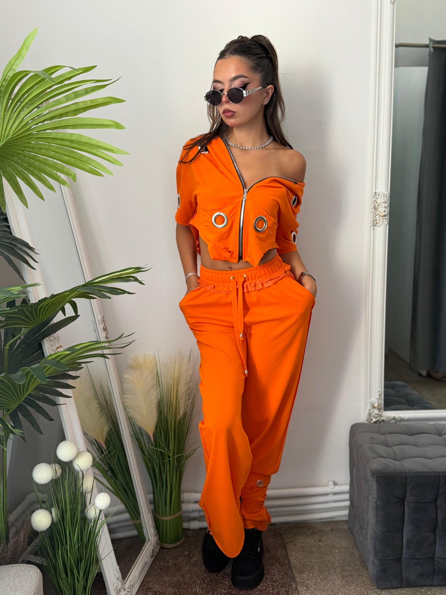 Compleu din 3 piese EXOTIC portocaliu