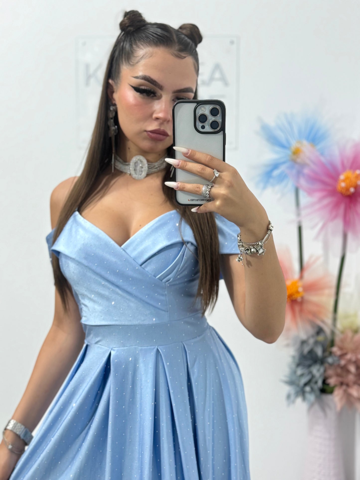Rochie Marisse babyblue