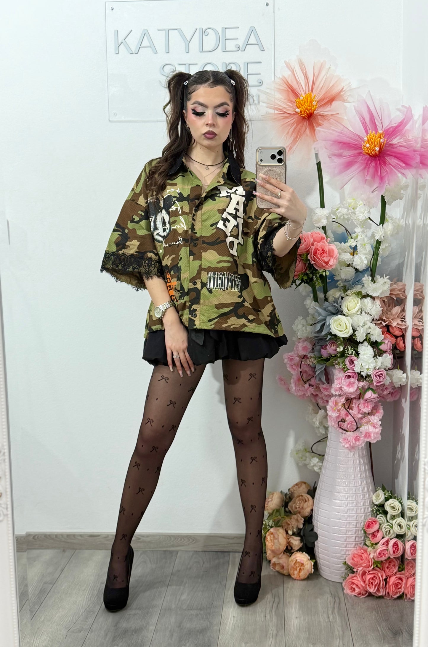 Camasa still army cu inspiratii coreene
