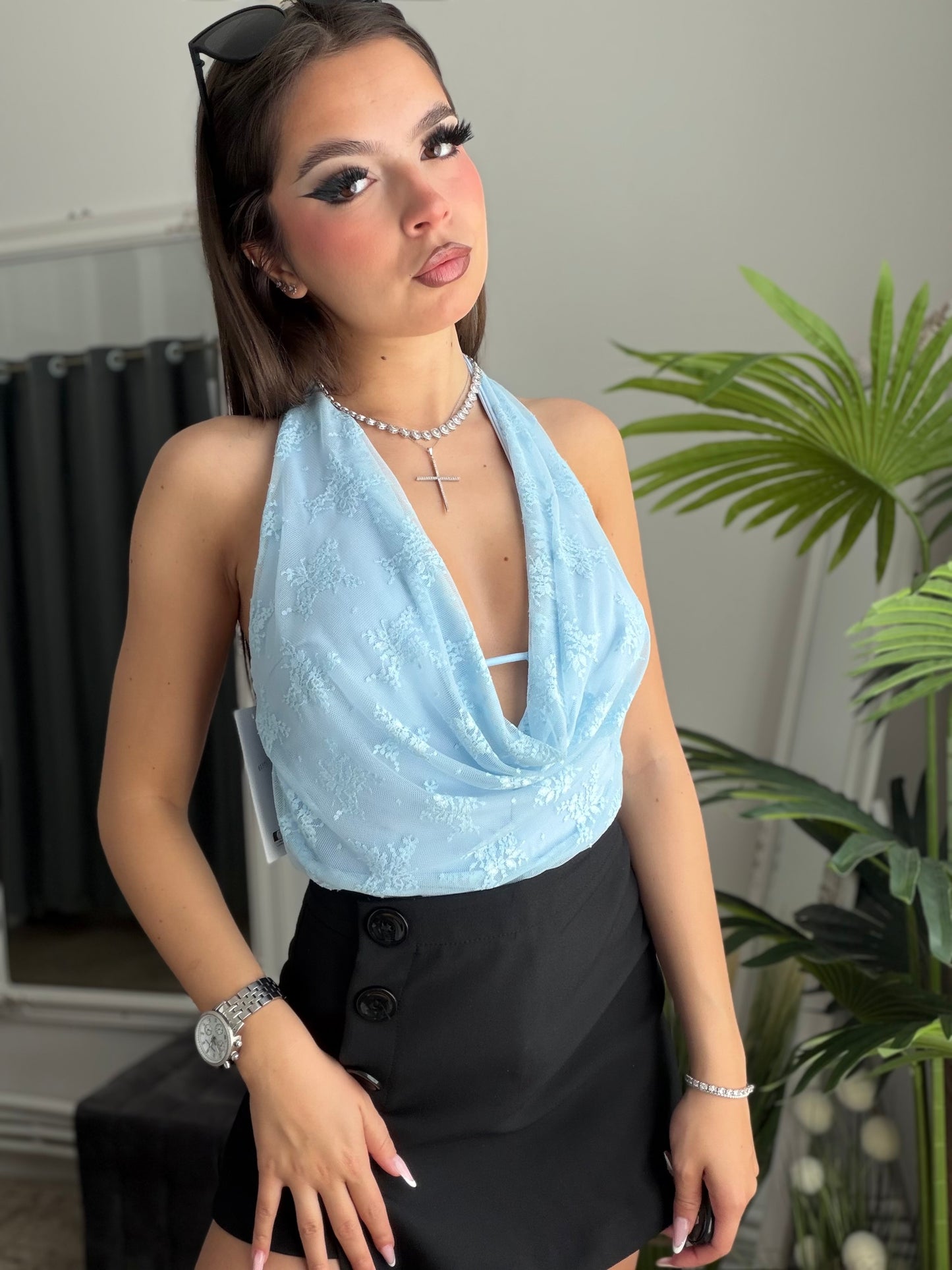 Fustă pantalon neagra KAROL