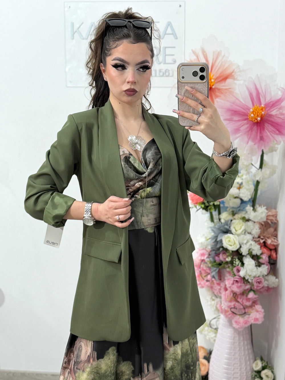 Sacou elegant vernil KARLA