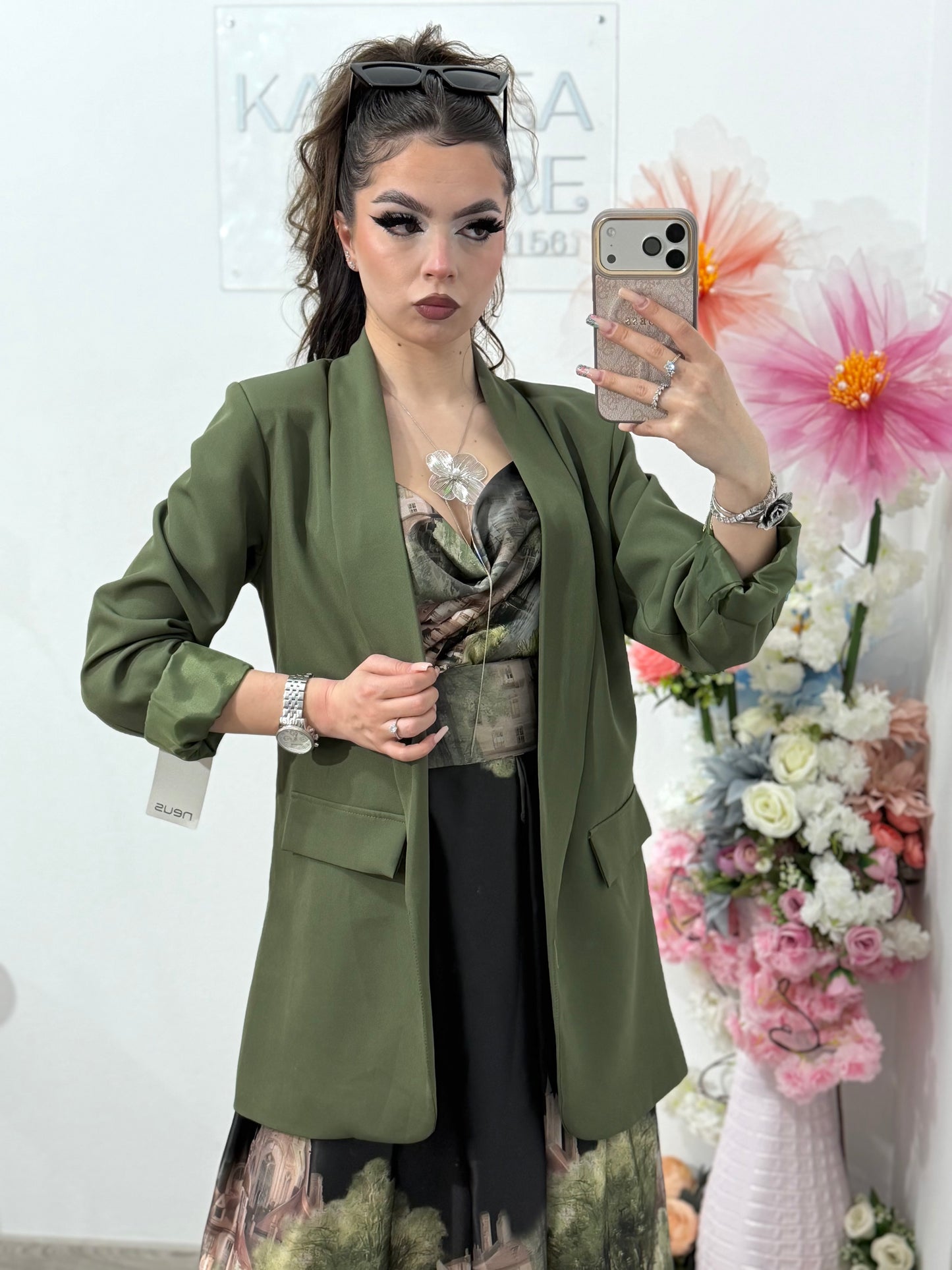 Sacou elegant vernil KARLA