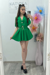 Salopetă elegantă verde Francesca