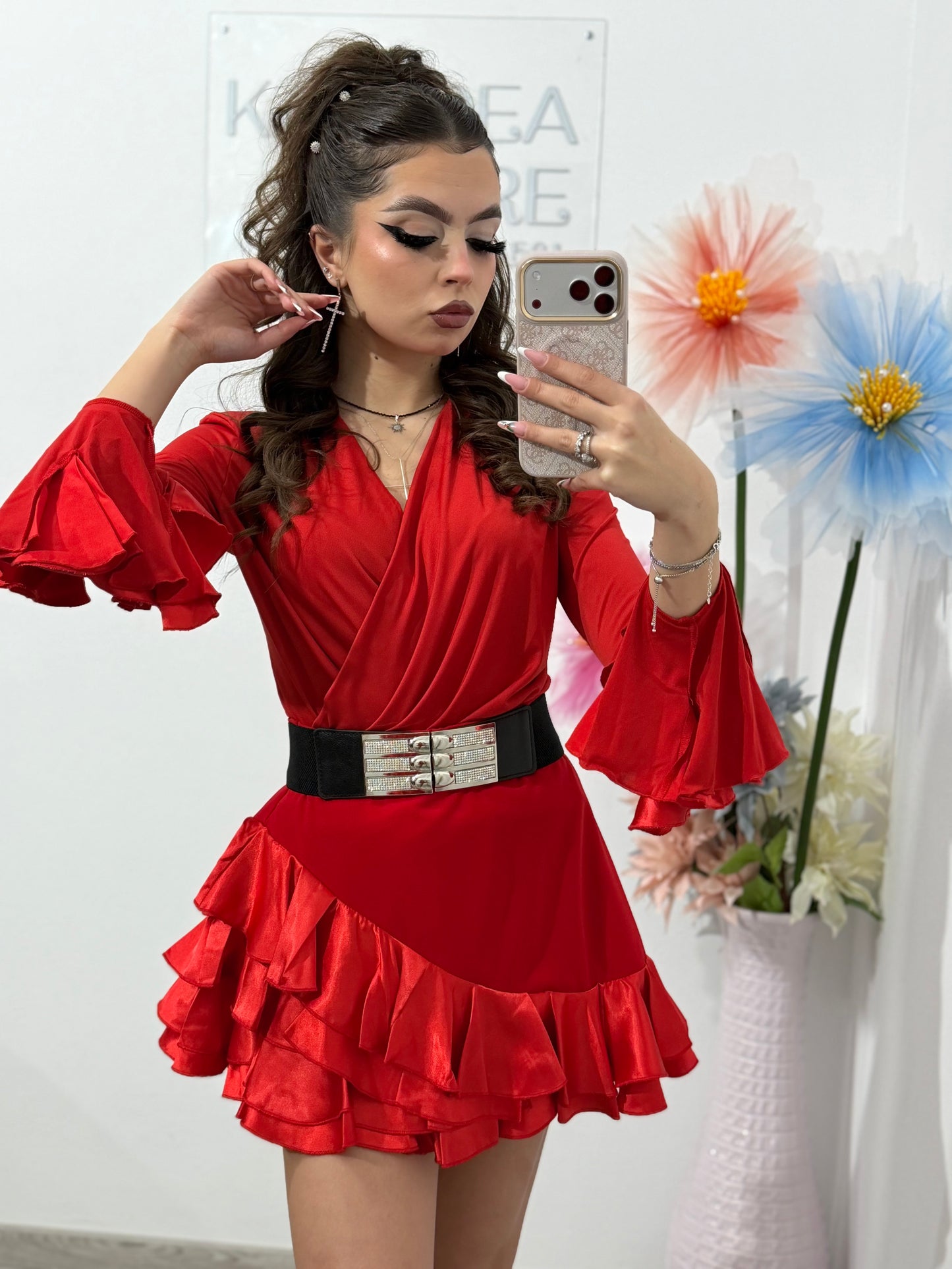 Compleu din 2 piese roșu ANDREW