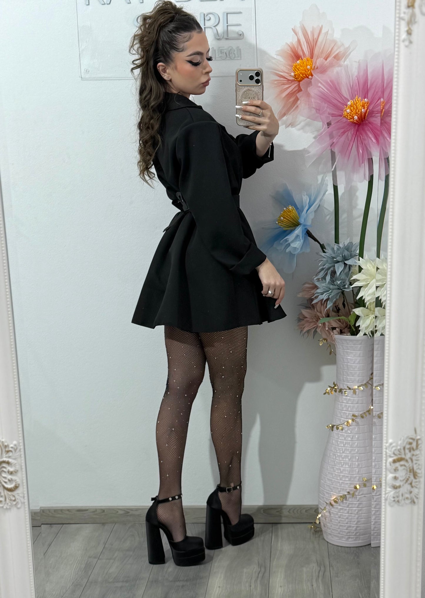 Salopetă eleganta neagra RALUKA