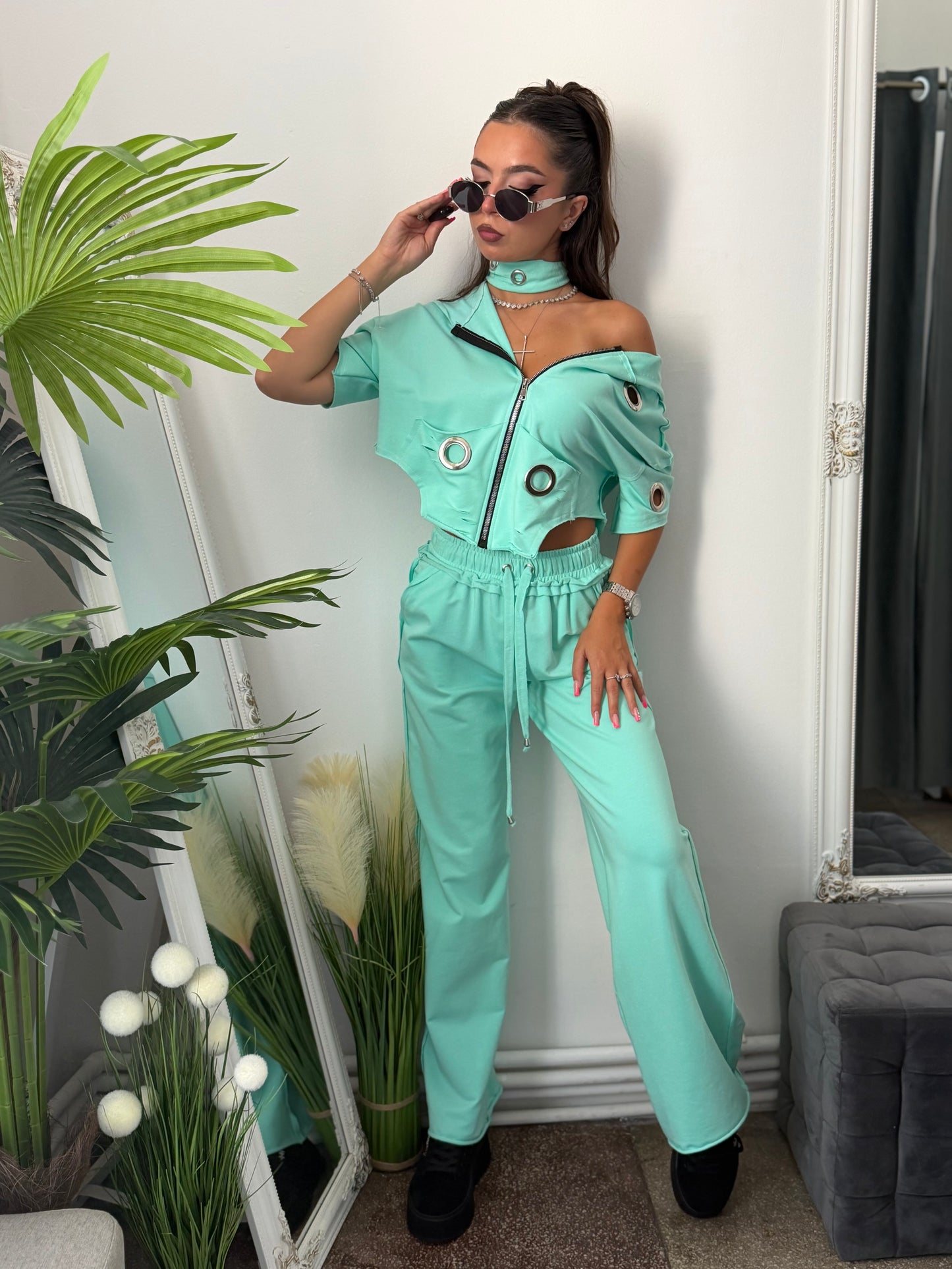 Compleu din 3 piese EXOTIC menta