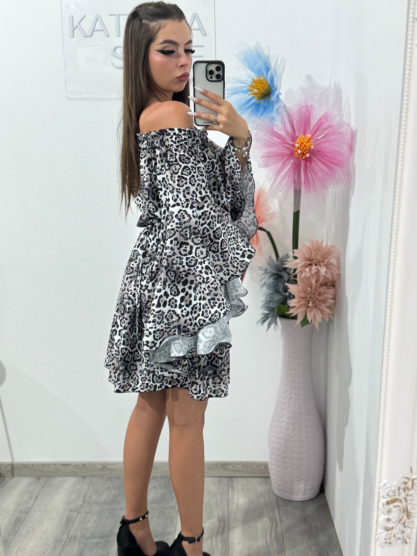 Rochie cu imprimeu Animalprint Denisse