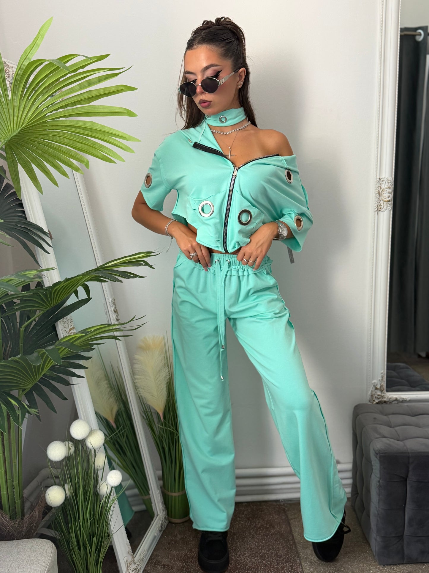 Compleu din 3 piese EXOTIC menta