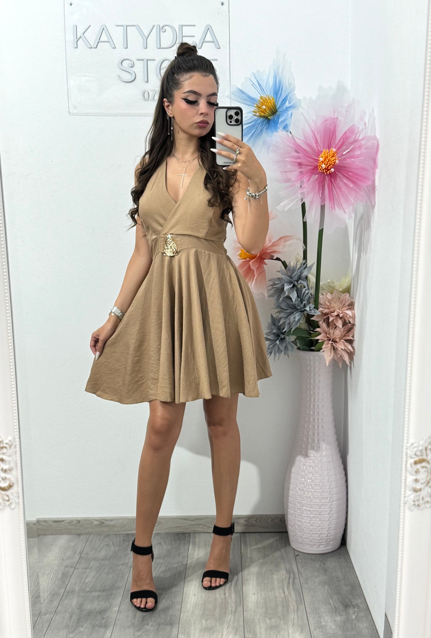 Rochia Lumiere beige