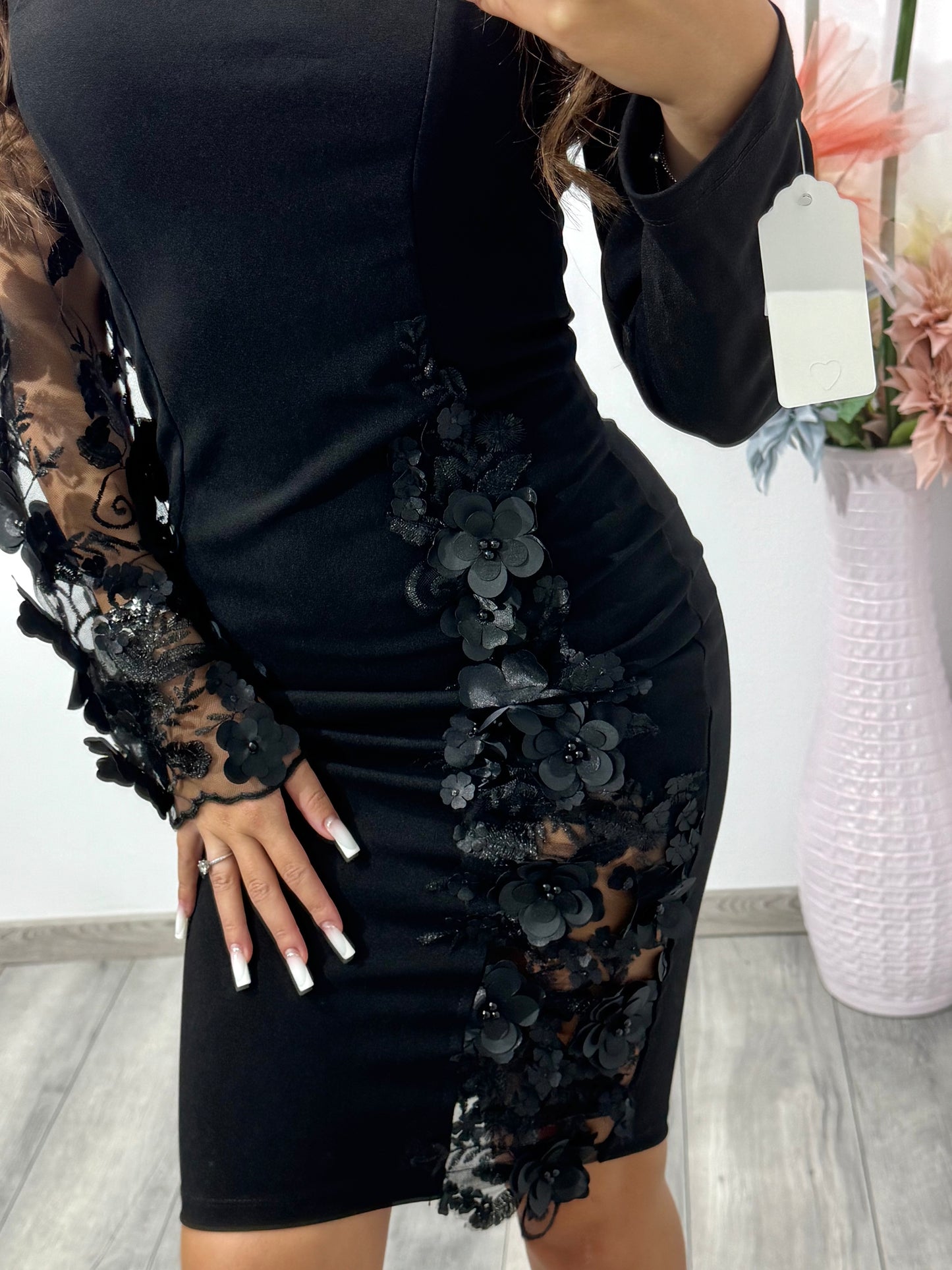 Rochie eleganta neagra Sofia