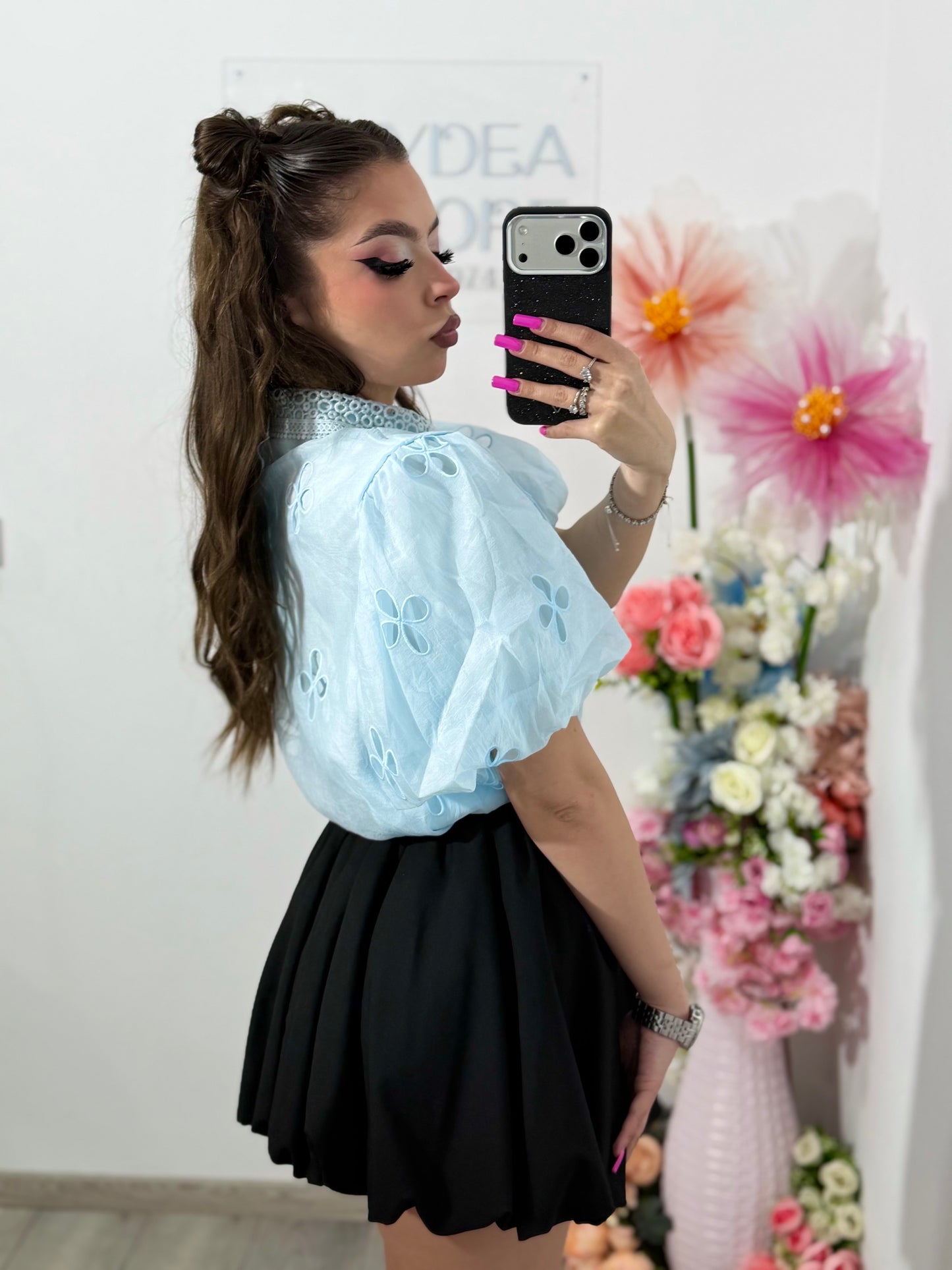 Cămașă elegantă MARIA blue