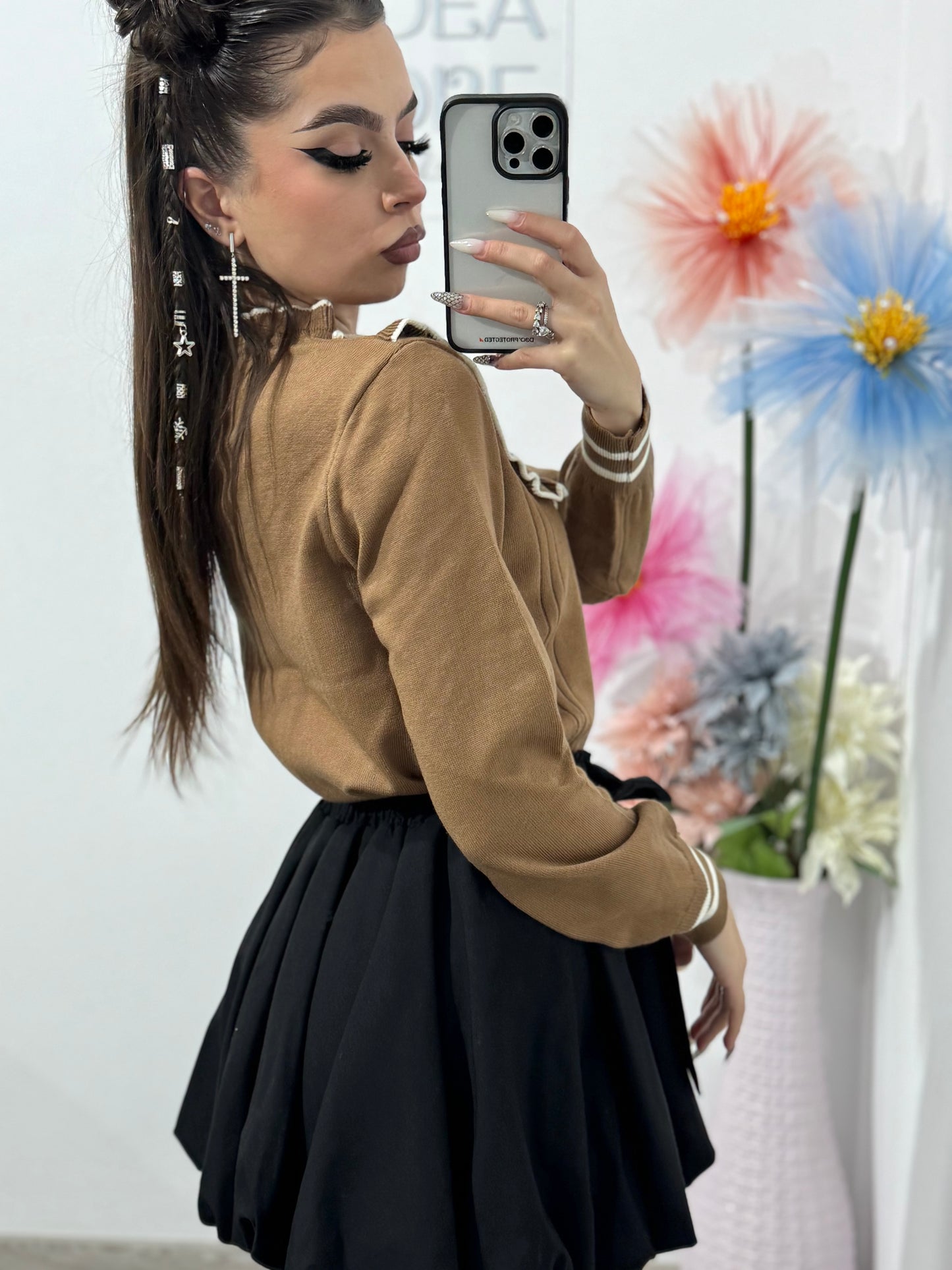 Bluză cu perle PAULA