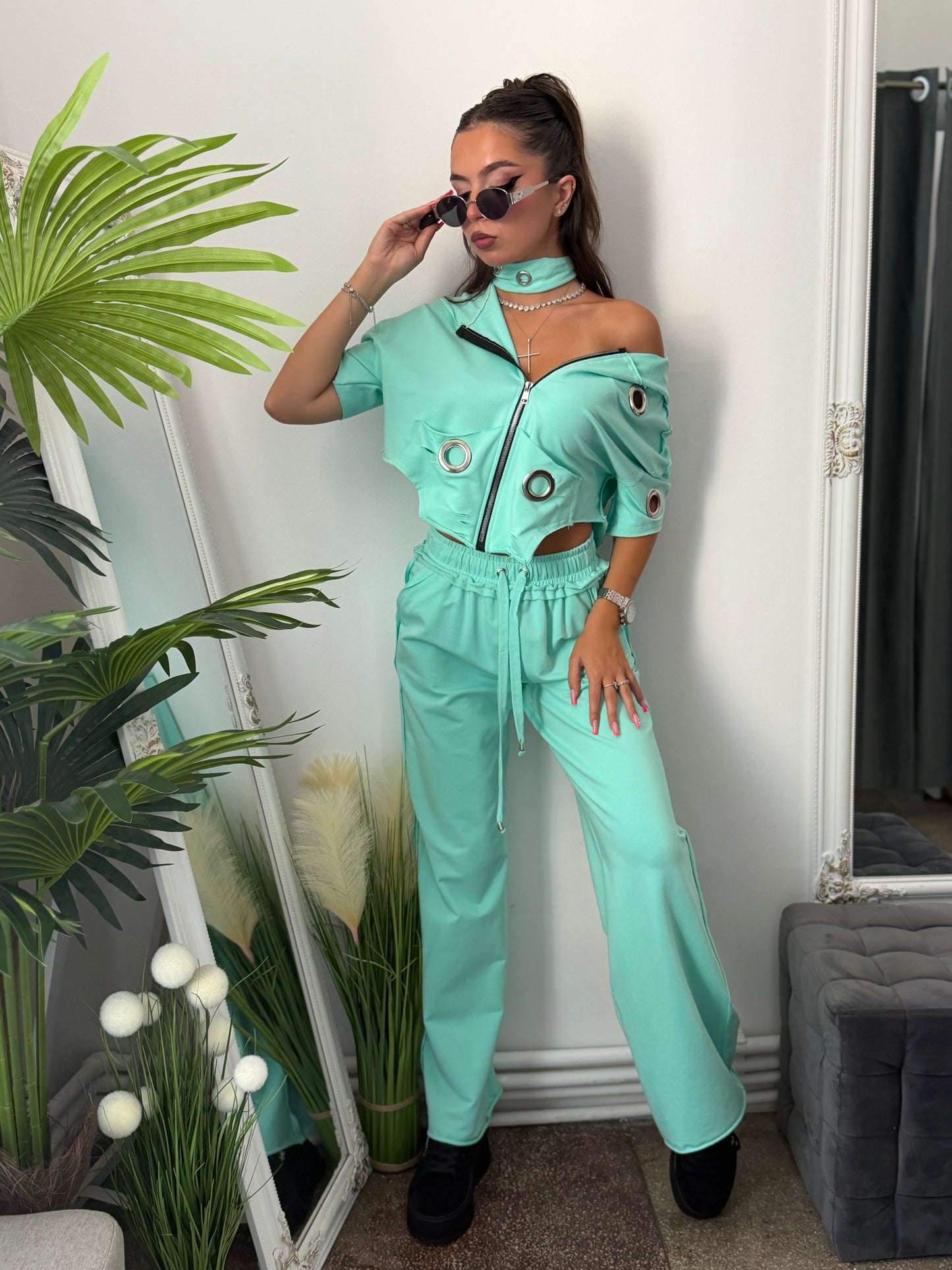 Compleu din 3 piese EXOTIC menta