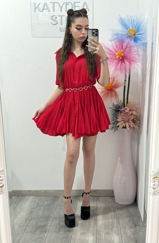 Rochie Monica roșie