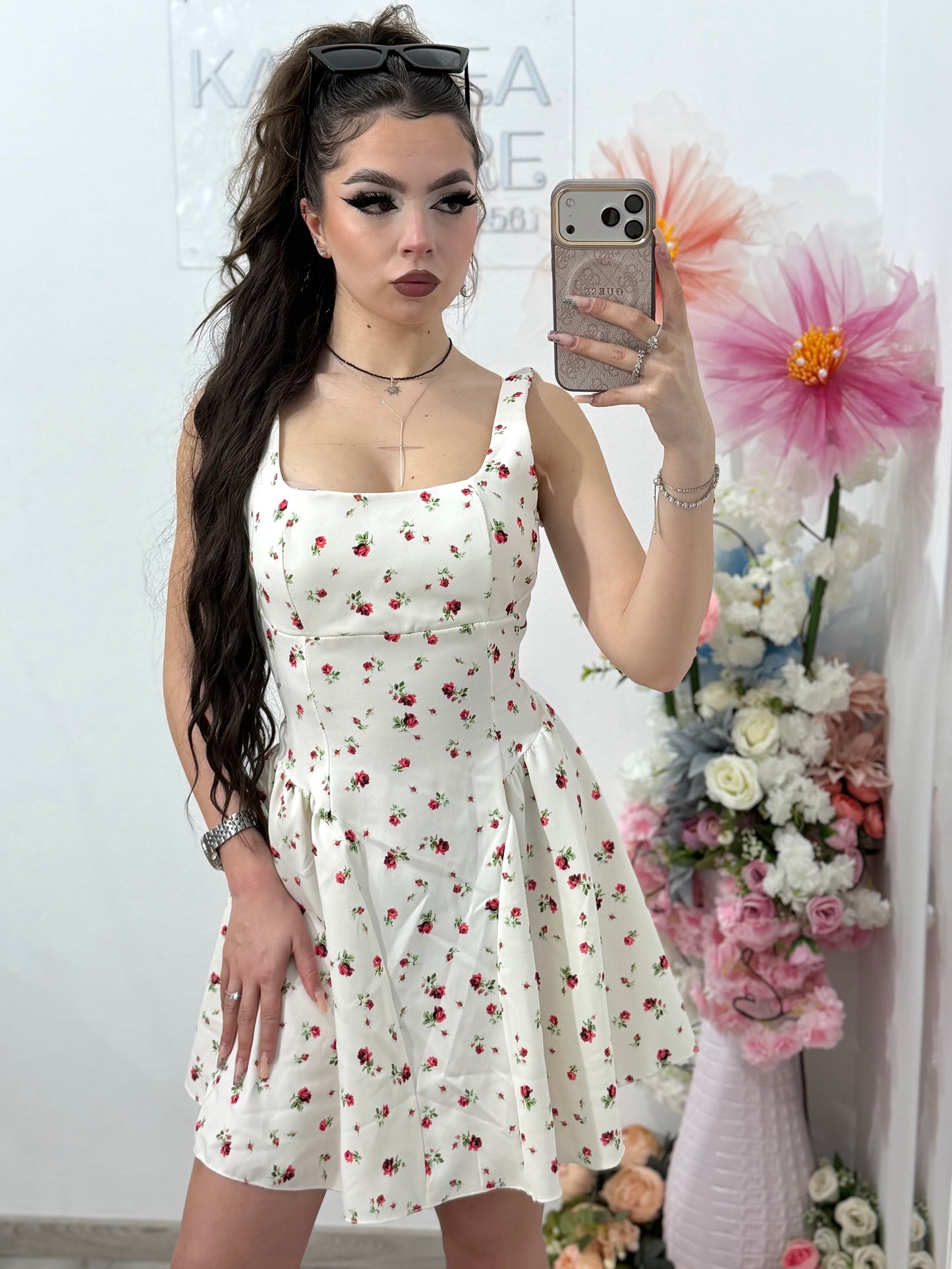 Rochie cu imprimeu floral VANESSA