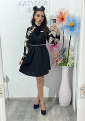 Rochie tip A cu dantelă SARA