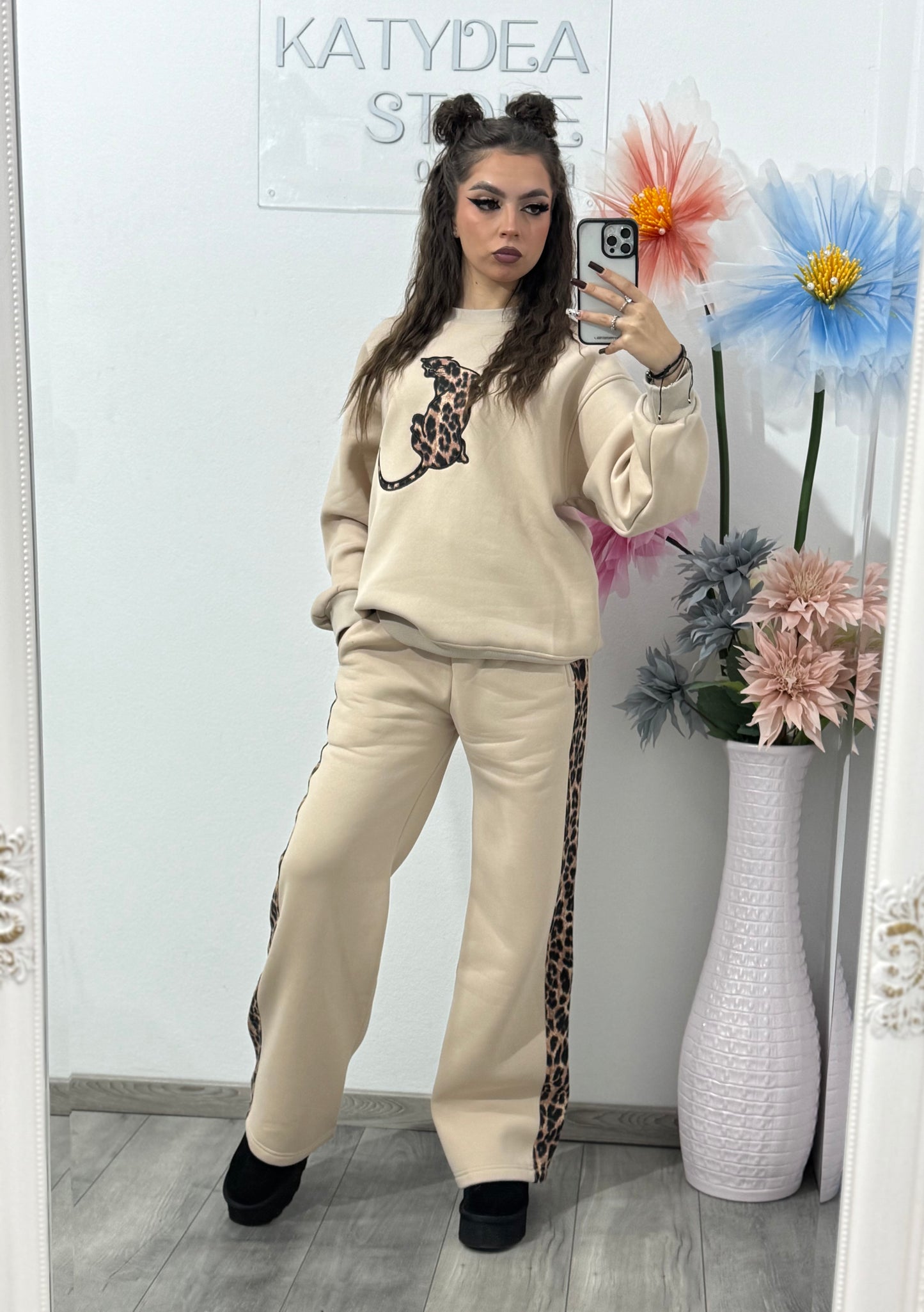 Compleu gros TIGER BEJ