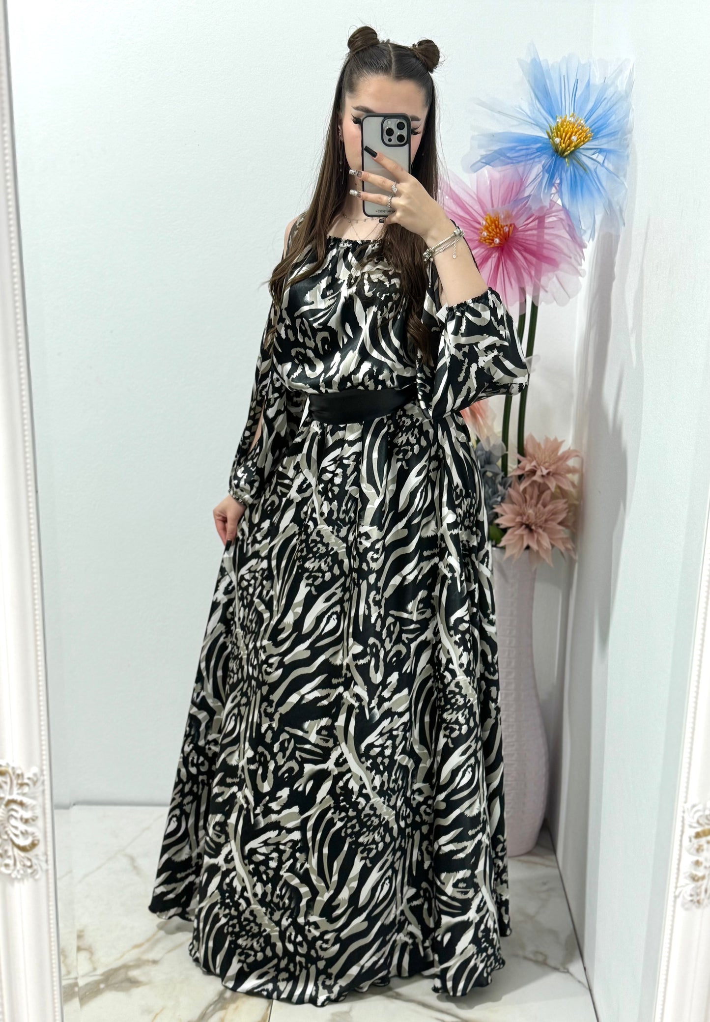 Rochie satin Deea