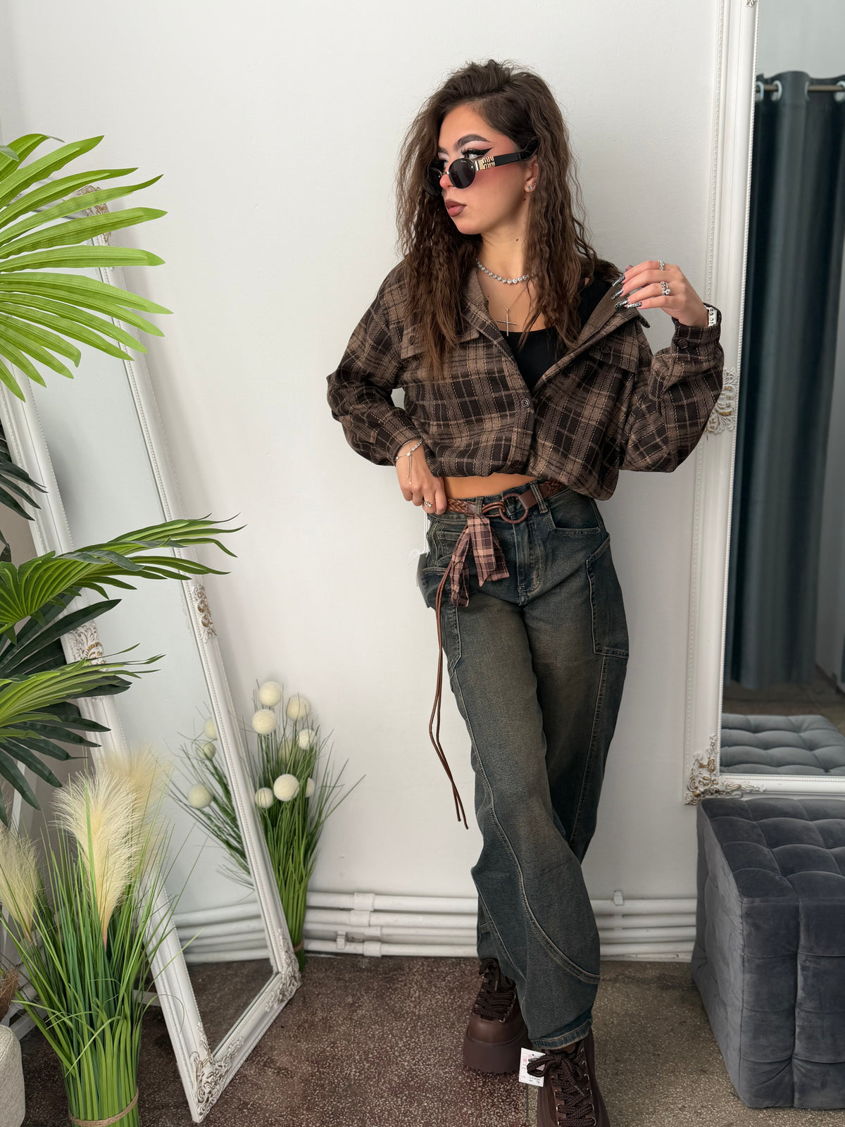 Jeans BalloonFit BROWN