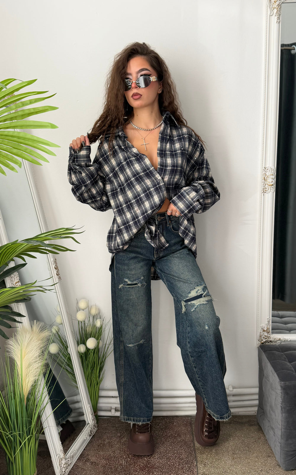 Jeans WideLeg DARKBLUE