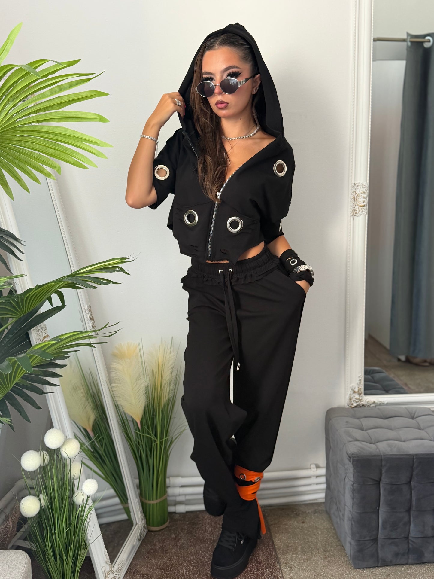 Compleu din 3 piese EXOTIC negru