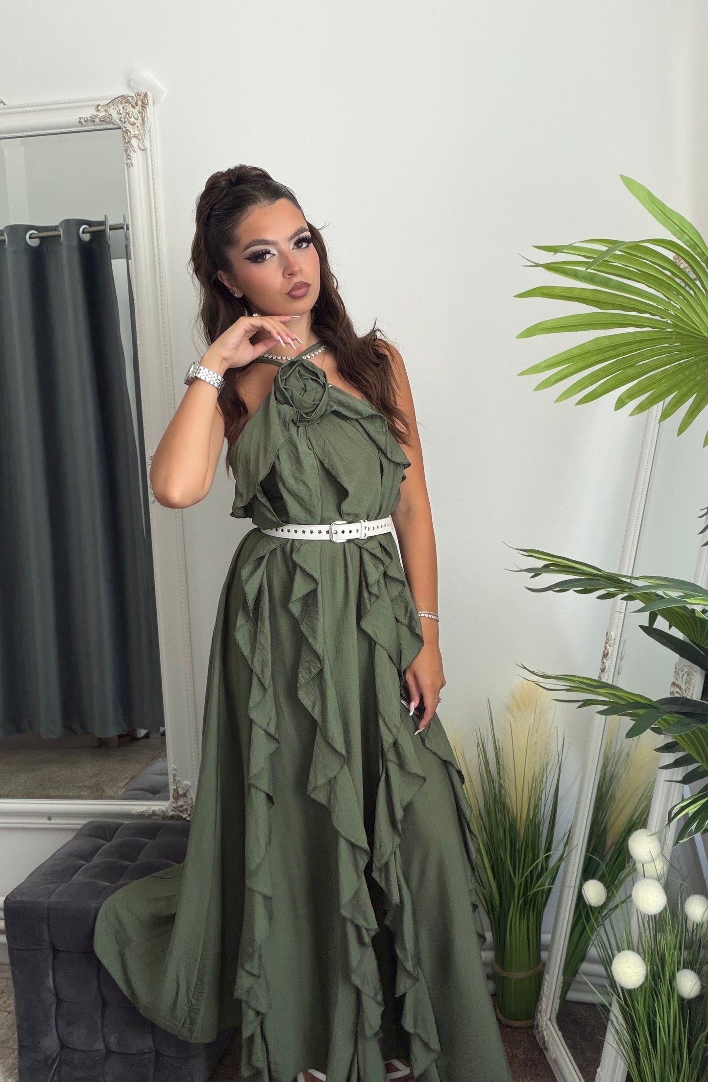Rochie kaki IOANA