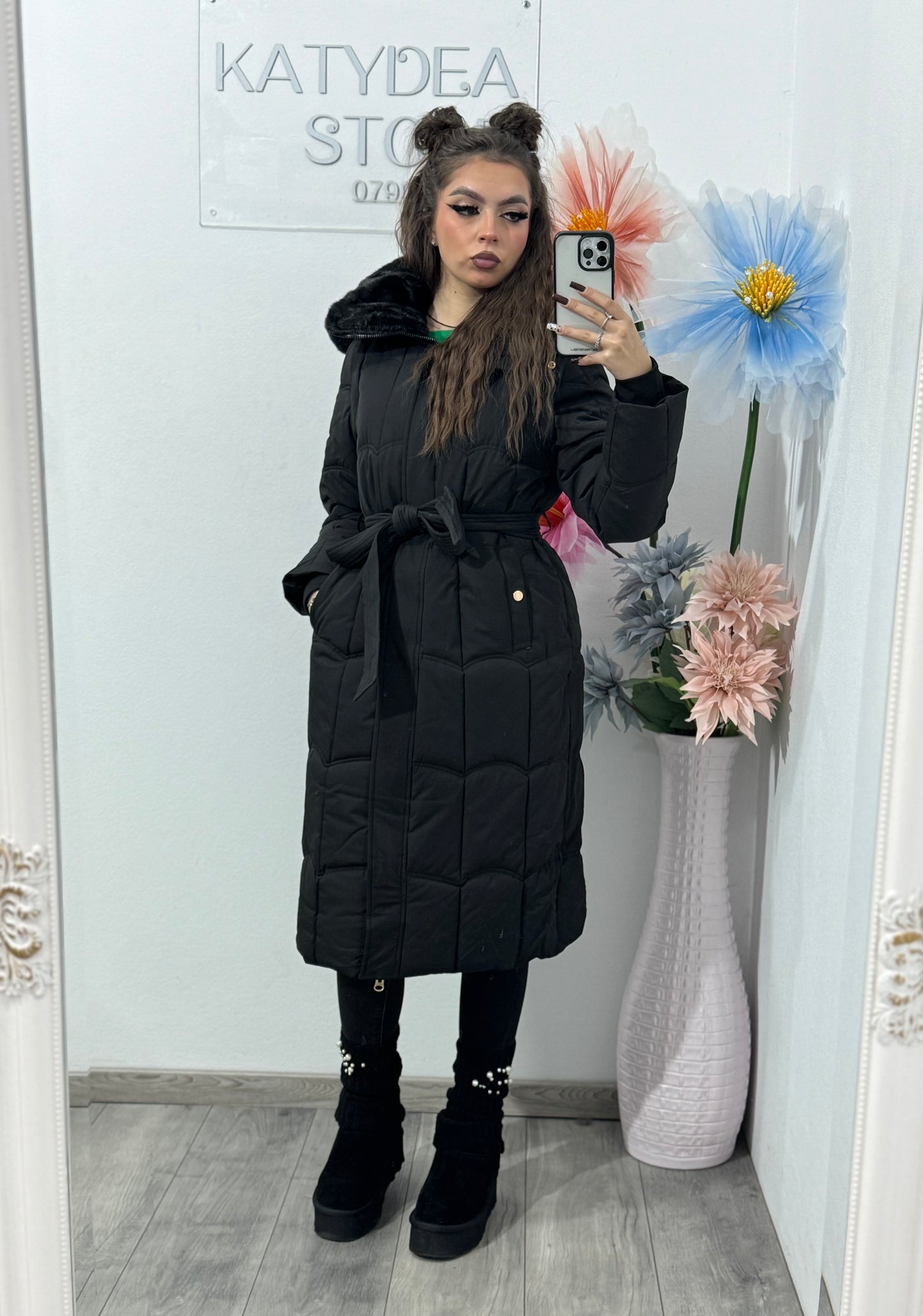 Geacă lungă cu mânecă detașabilă LORA