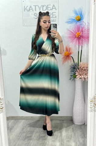 Rochie midi din satin Corina