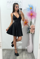 Rochie cu cristale Maria neagră