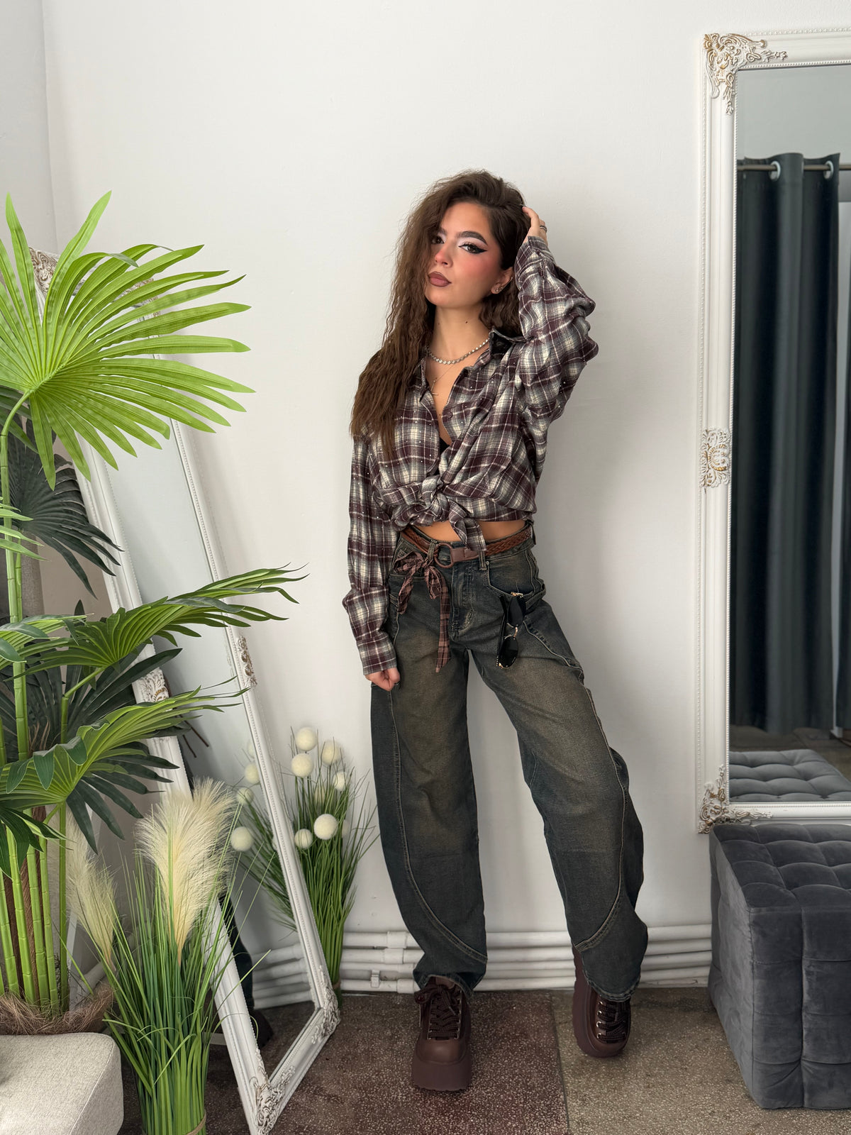 Jeans BalloonFit BROWN