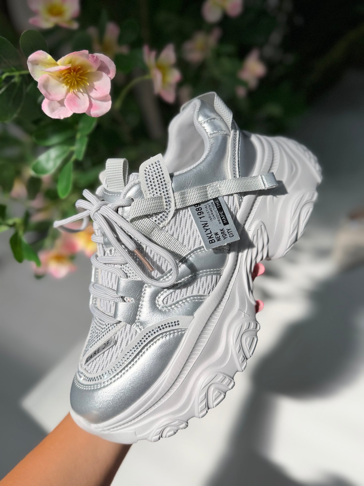 Adidași cu platformă GREY