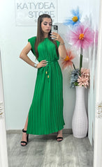 Rochie midi plisată Maria