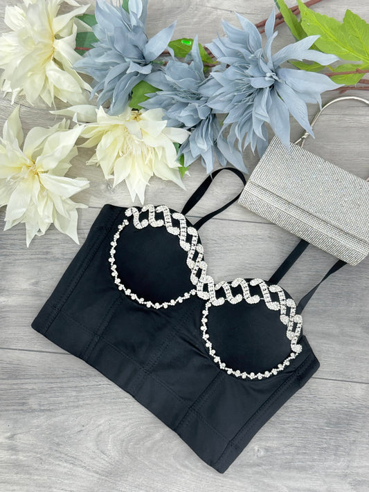 Corset cu cristale Bella