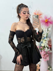 Top elegant din dantelă MISS