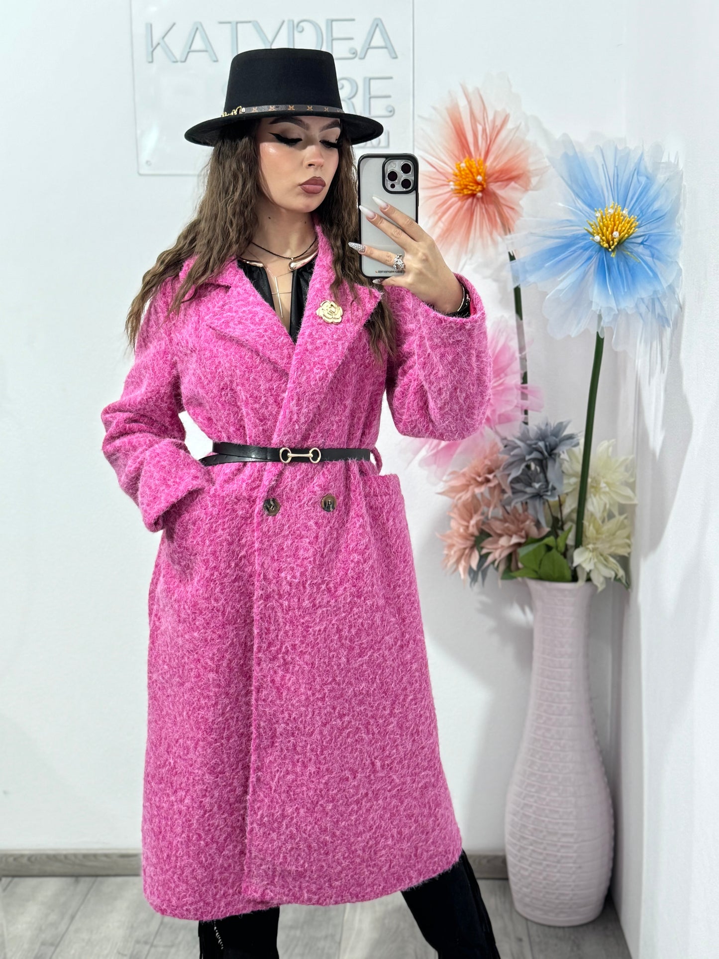 Palton damă lung ELENA