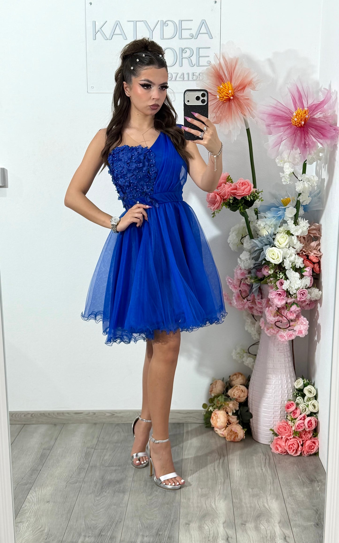 Rochie Anastasia albastru electric