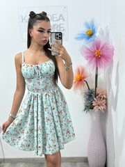 Rochie cu imprimeu floral Bracia