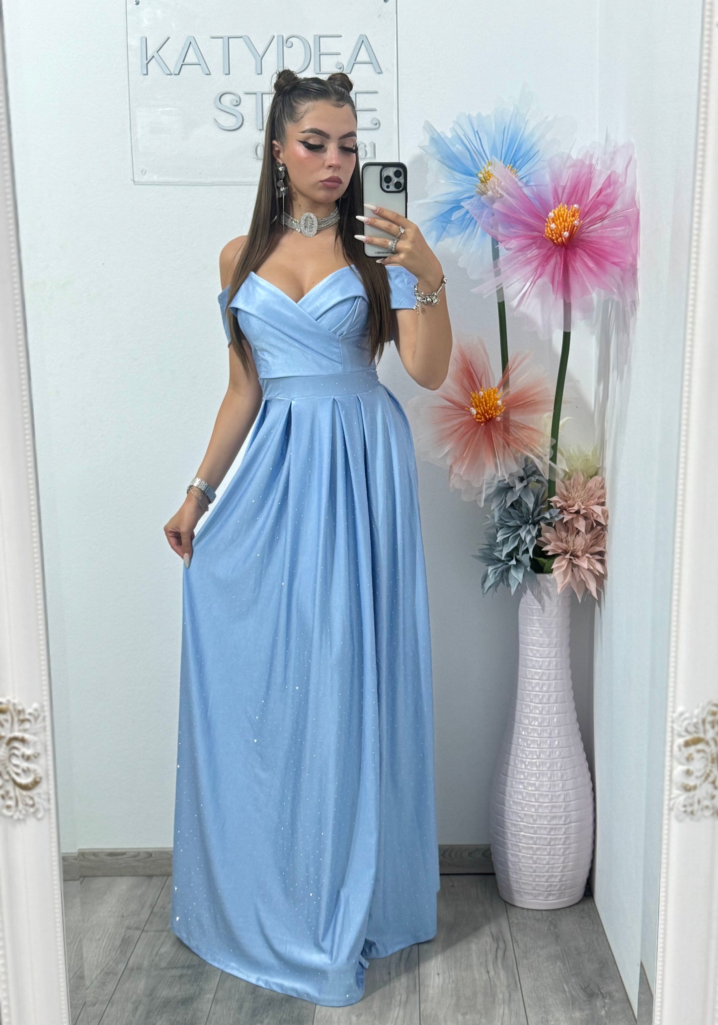 Rochie Marisse babyblue