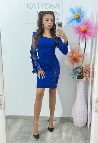 Rochie eleganta albastra Sofia