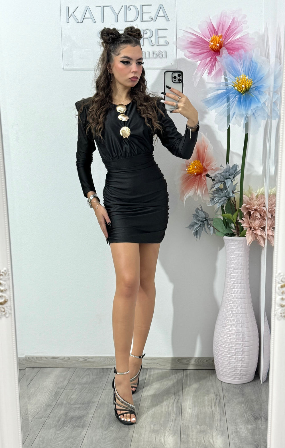 Rochie neagră Ella