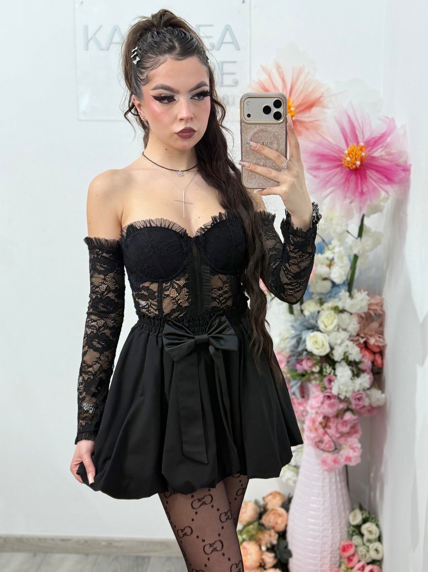 Top elegant din dantelă MISS