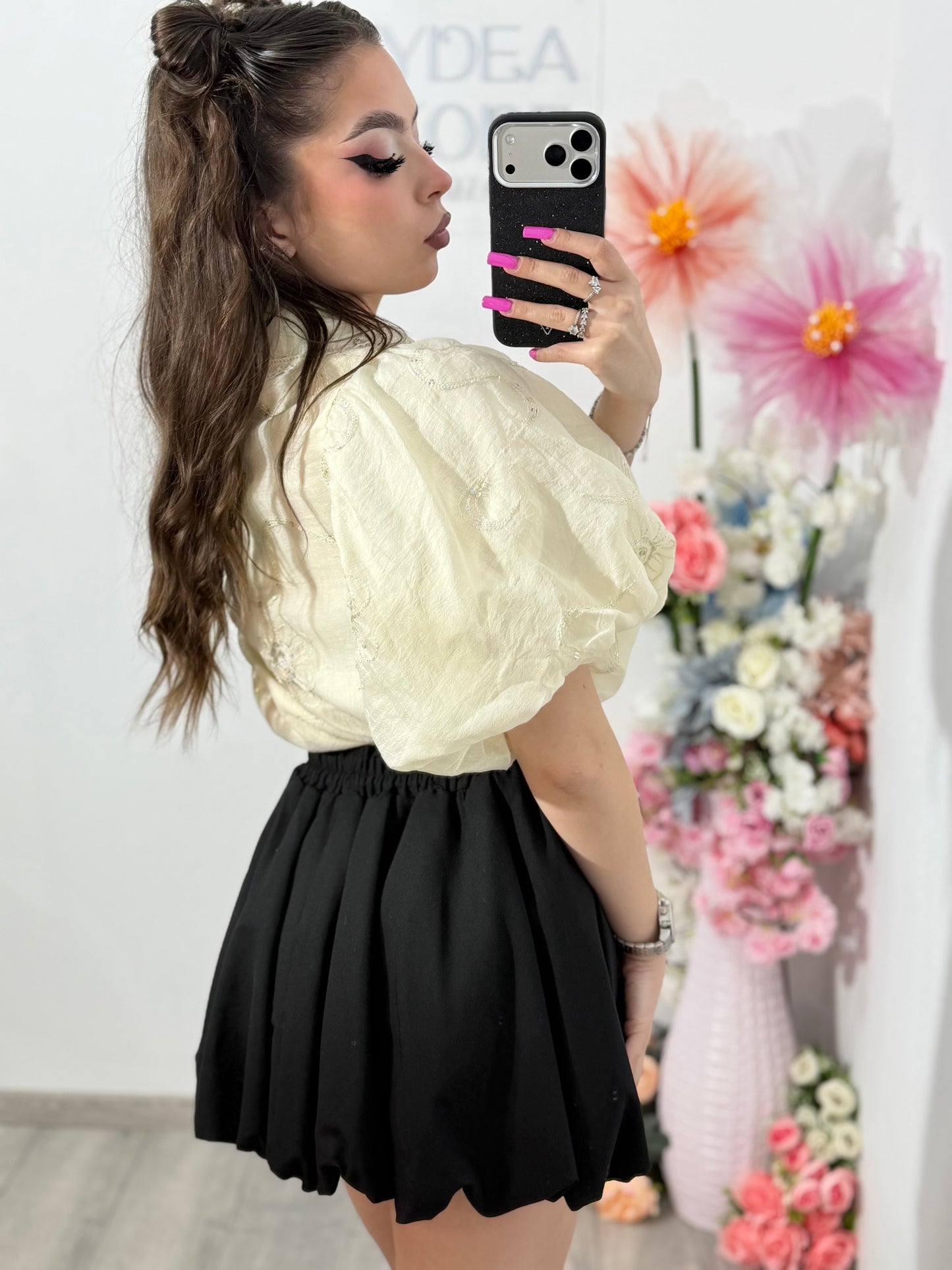 Cămașă elegantă RAMONA bej
