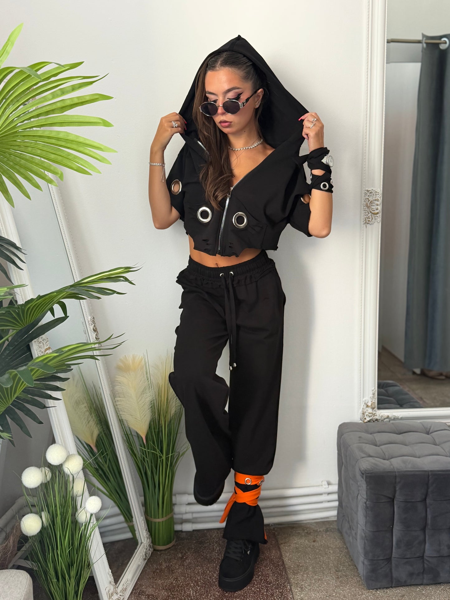 Compleu din 3 piese EXOTIC negru
