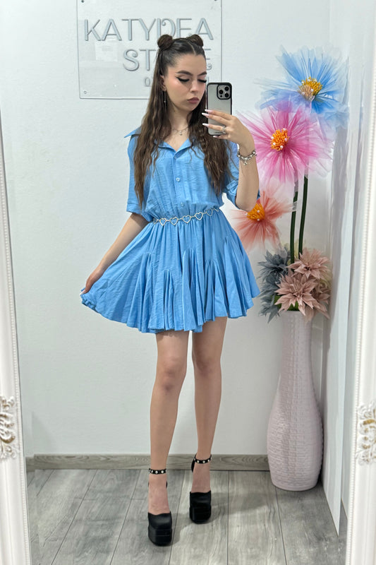 Rochie Monica albastră