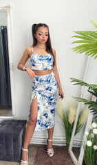 Compleu din 2 piese roses ANNEMARY