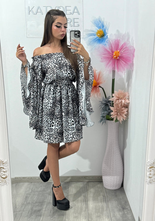 Rochie cu imprimeu Animalprint Denisse