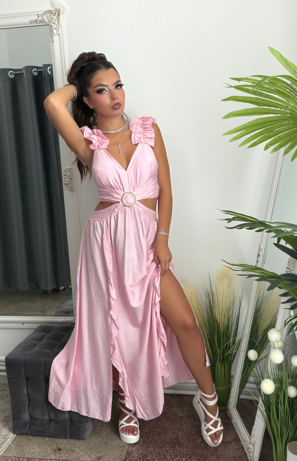 Rochie pink Goddess