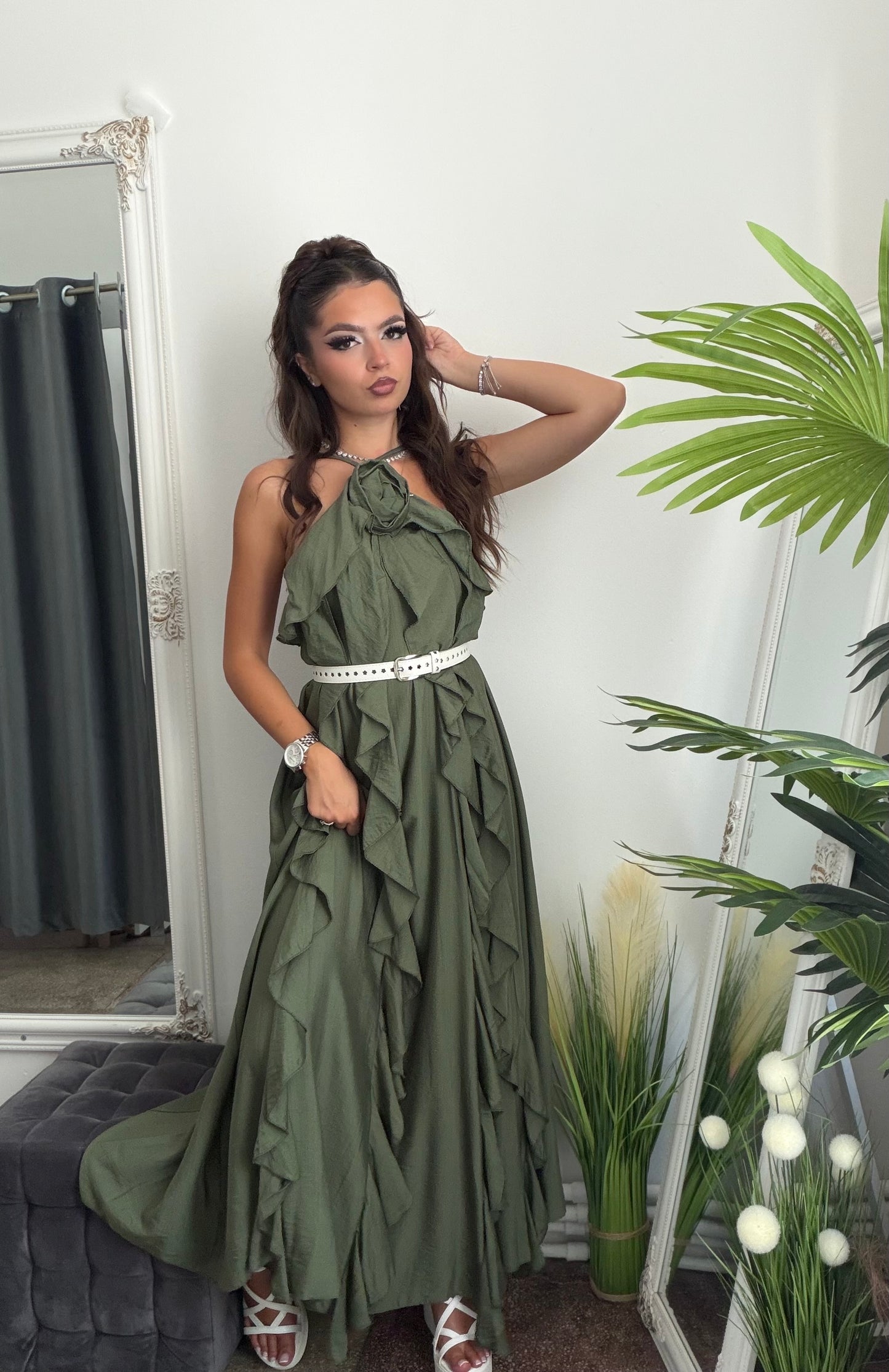 Rochie kaki IOANA